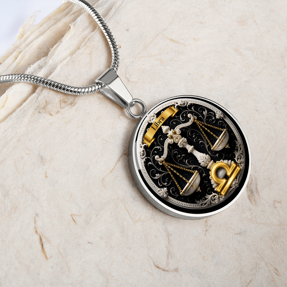 Libra Zodiac Sign- Custom Craft Necklace