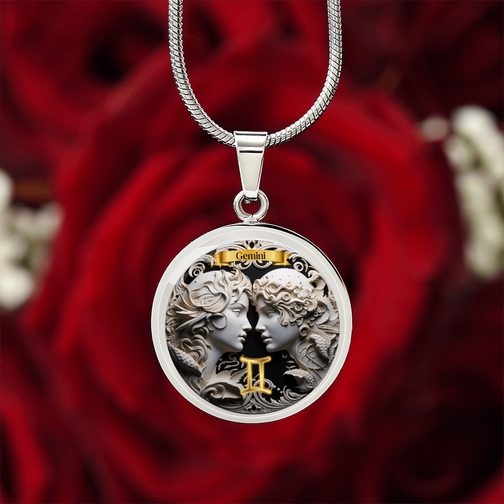Gemini Zodiac Sign - Custom Crafted Necklace ShineOn Fulfillment