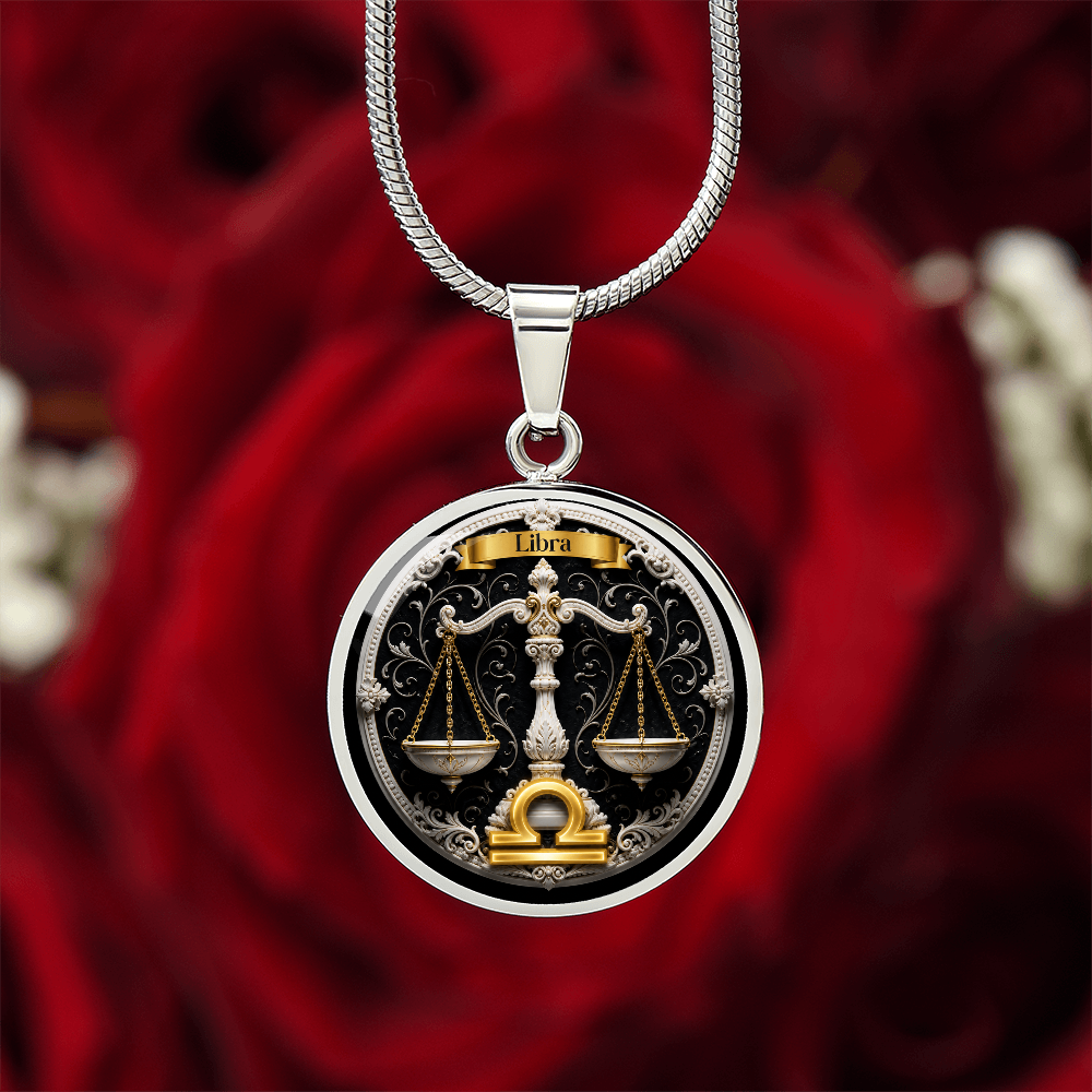Libra Zodiac Sign- Custom Craft Necklace