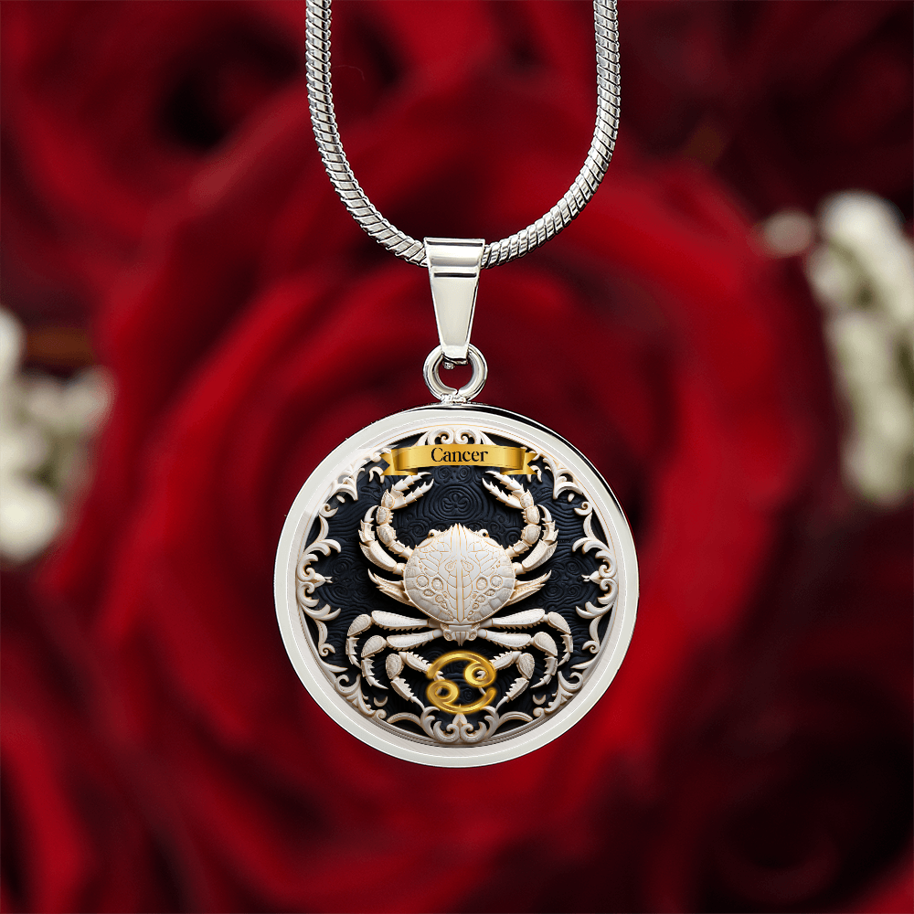 Cancer Zodiac Sign - Custom Crated Necklace ShineOn Fulfillment