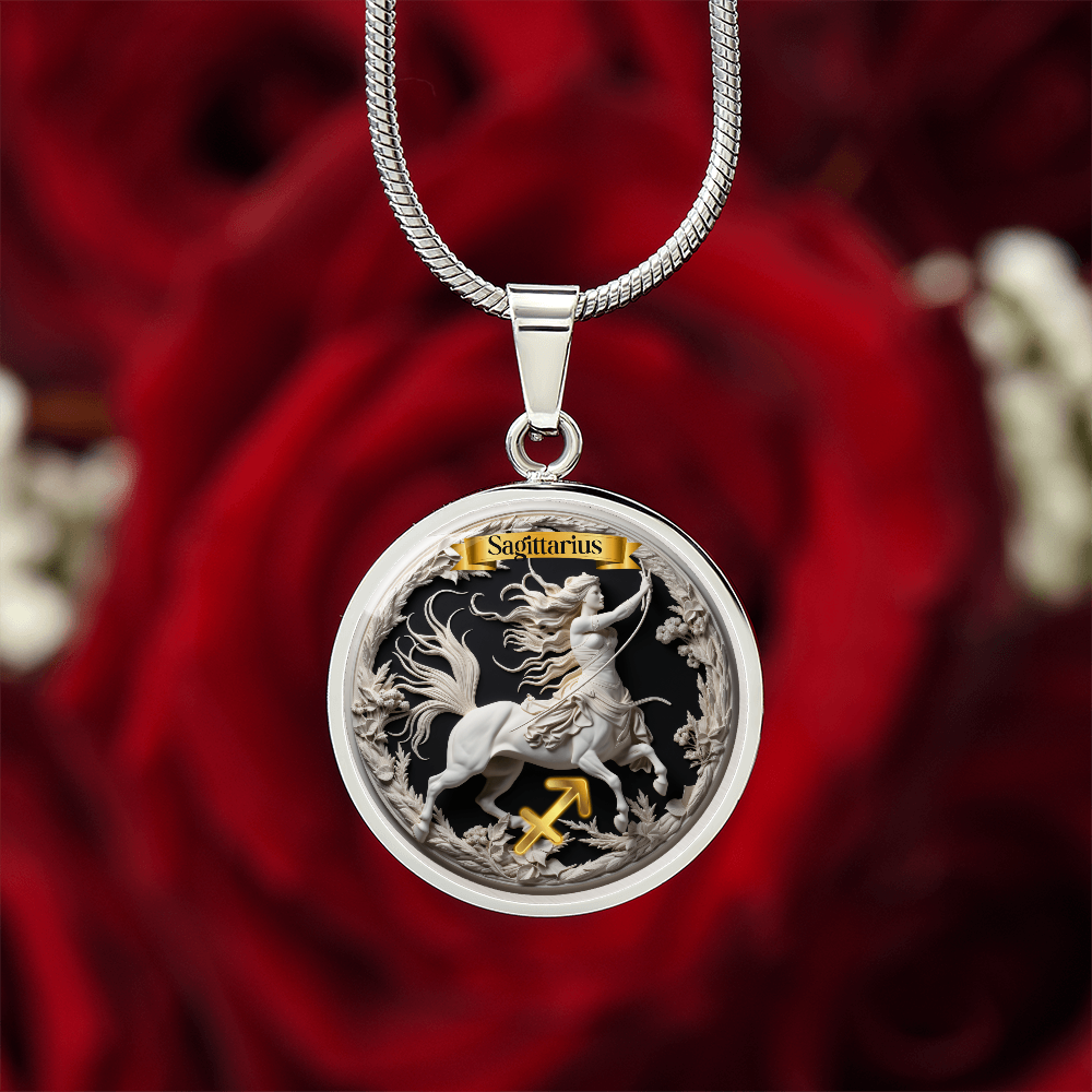 Sagittarius Zodiac Sign - Custom Crafted Necklace ShineOn Fulfillment