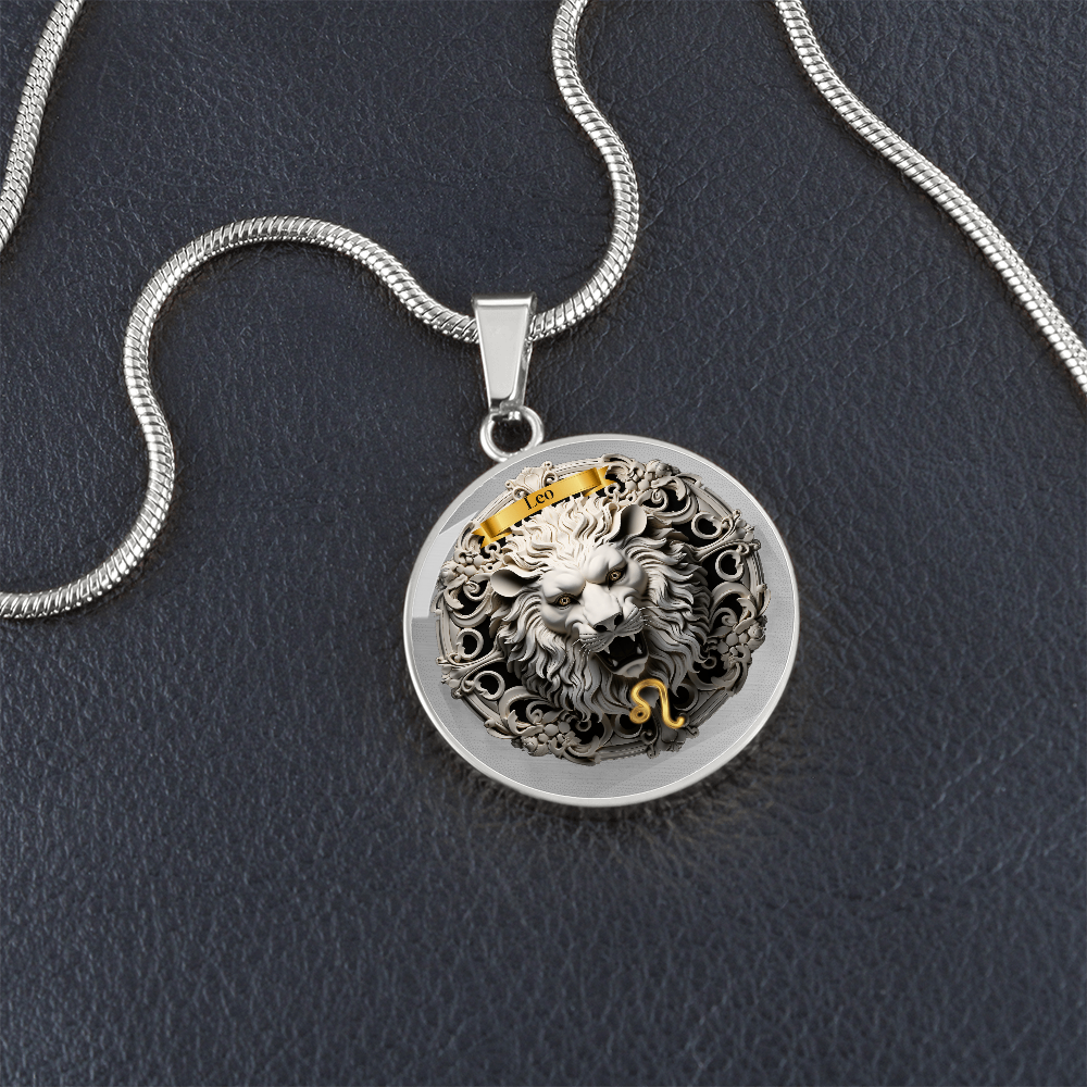 Leo Zodiac Sign - Custom Crafted Necklace ShineOn Fulfillment