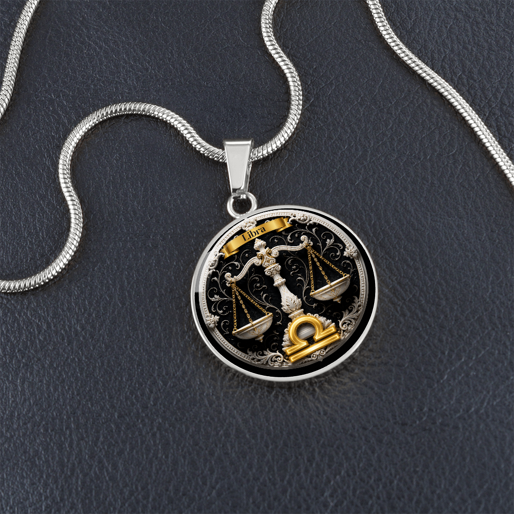 Libra Zodiac Sign- Custom Craft Necklace