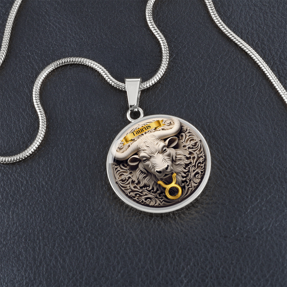 Taurus Zodiac Sign - Custom Crafted Necklace ShineOn Fulfillment