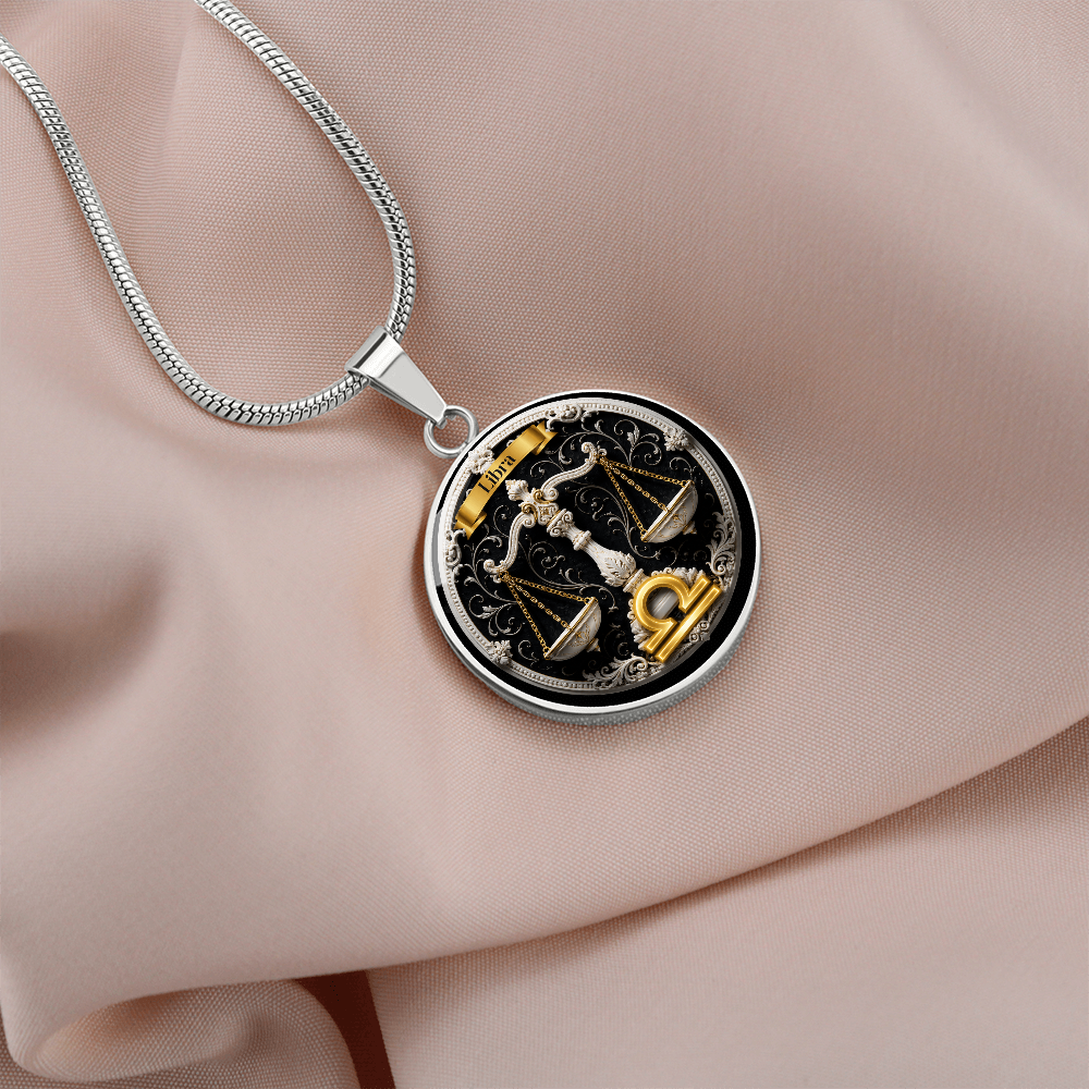 Libra Zodiac Sign- Custom Craft Necklace