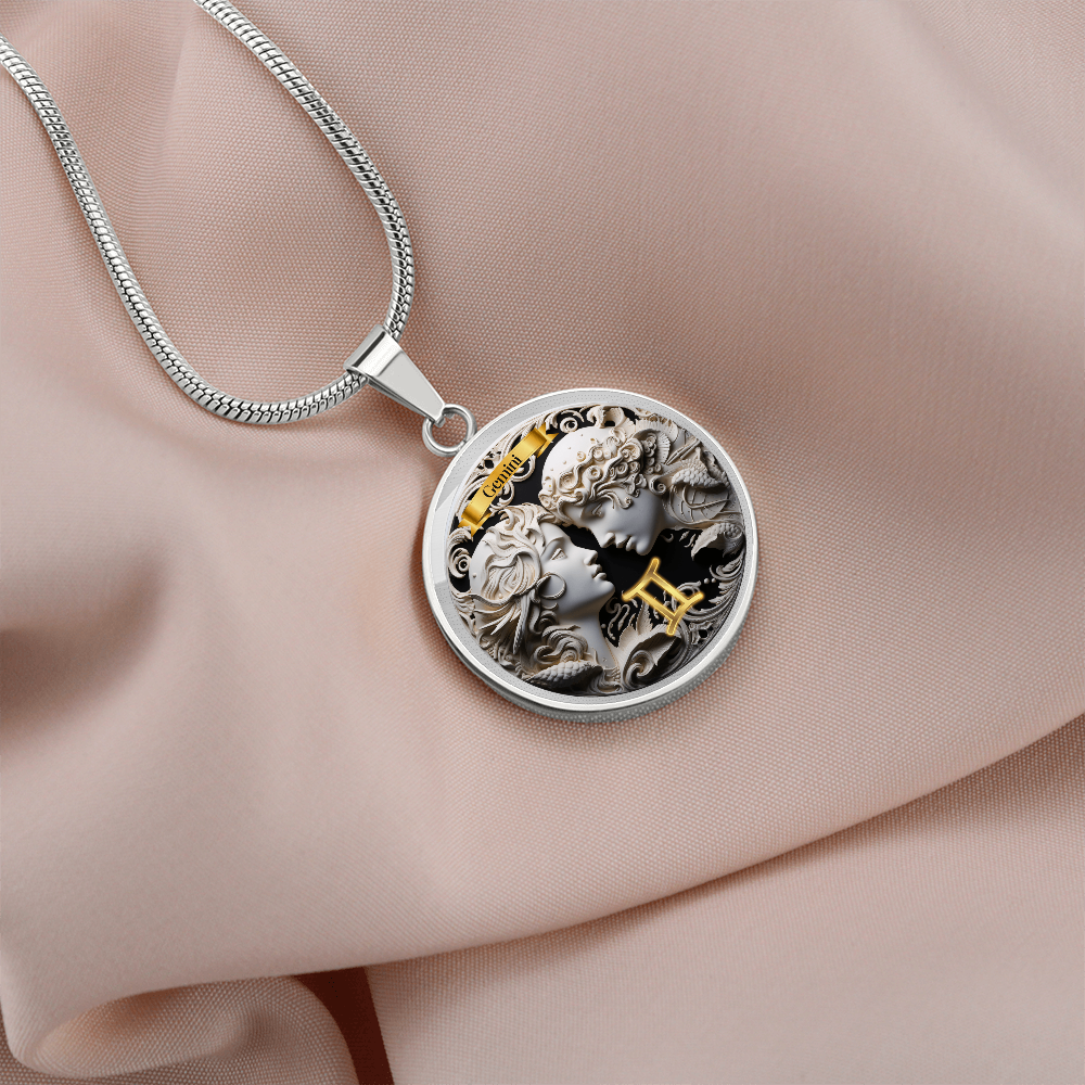 Gemini Zodiac Sign - Custom Crafted Necklace ShineOn Fulfillment