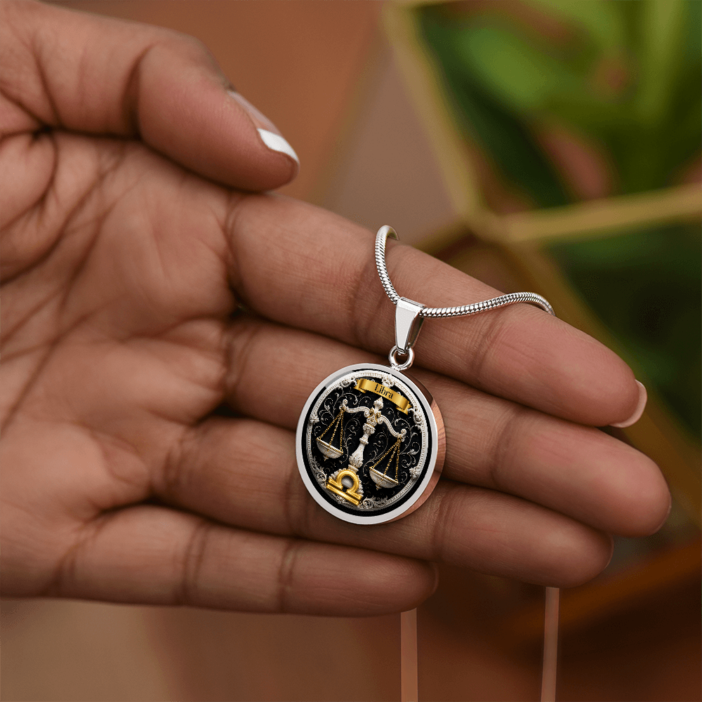 Libra Zodiac Sign- Custom Craft Necklace