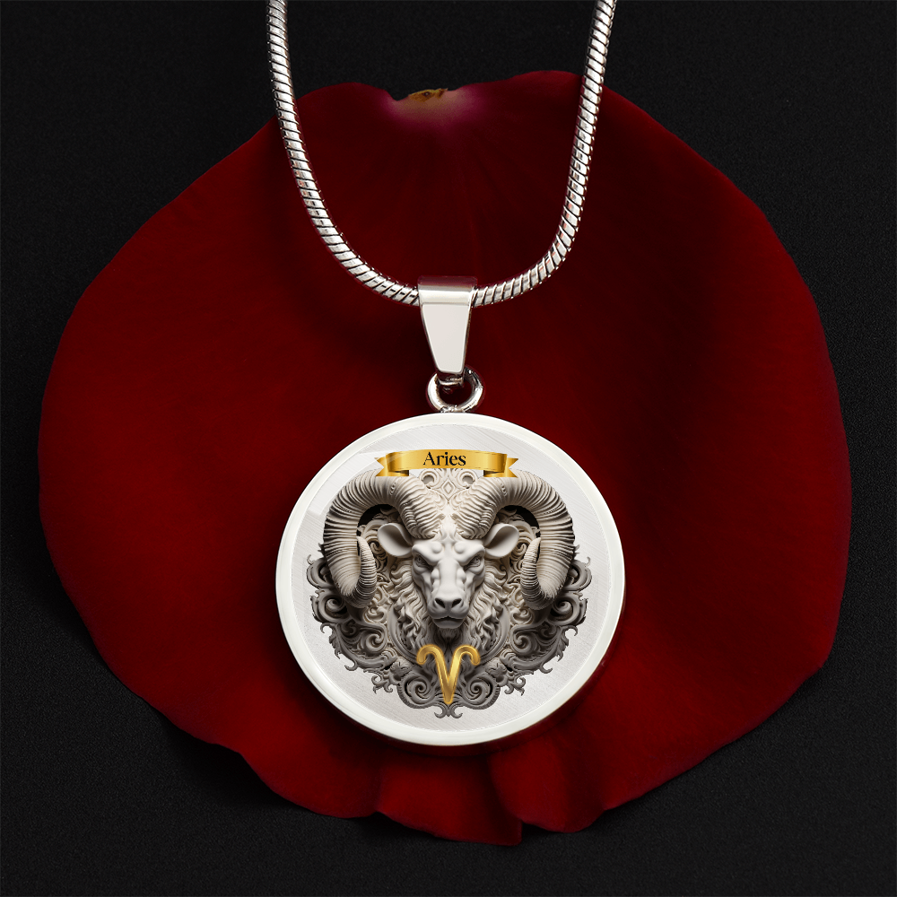 Aries Zodiac Sign- Custom Crafted Necklace ShineOn Fulfillment