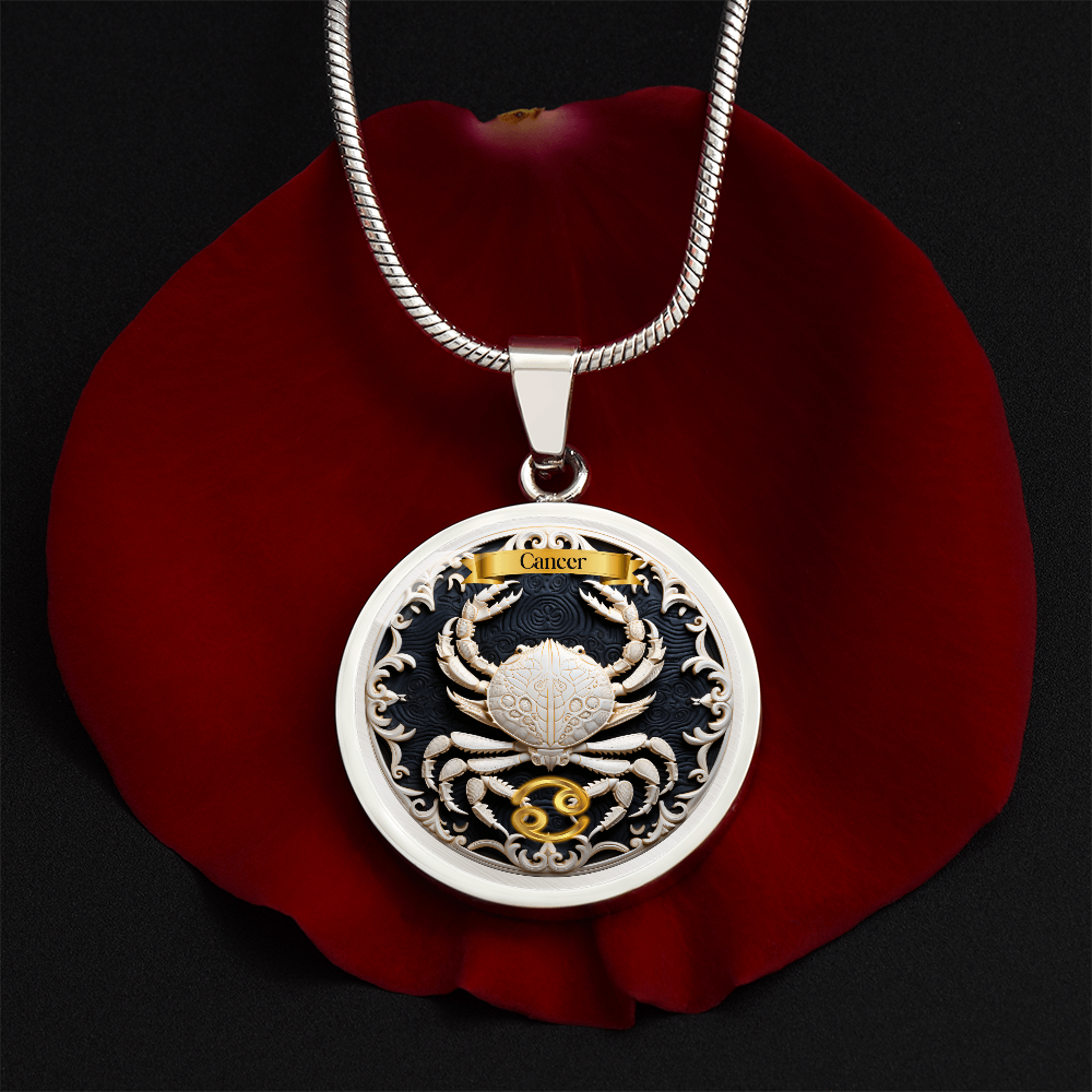 Cancer Zodiac Sign - Custom Crated Necklace ShineOn Fulfillment
