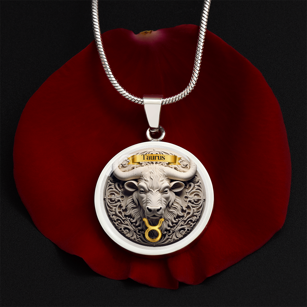 Taurus Zodiac Sign - Custom Crafted Necklace ShineOn Fulfillment