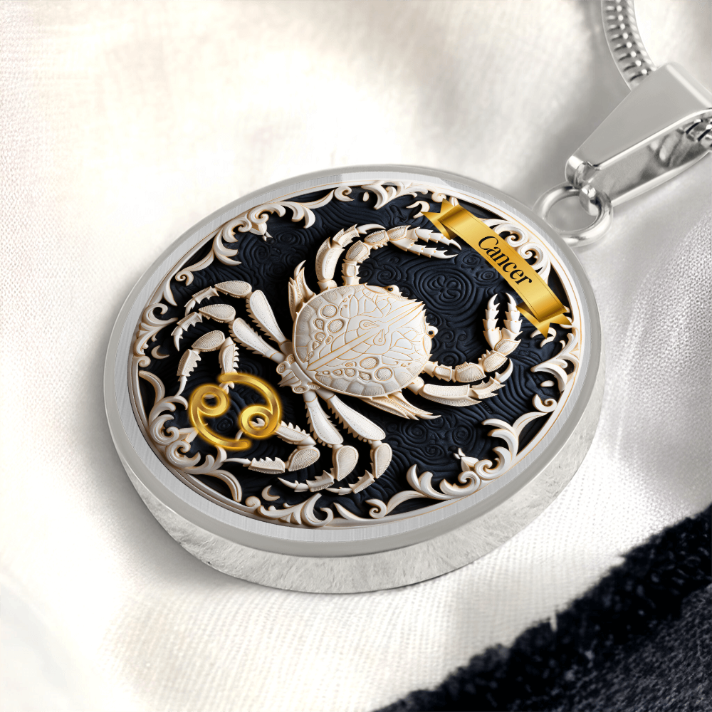 Cancer Zodiac Sign - Custom Crated Necklace ShineOn Fulfillment