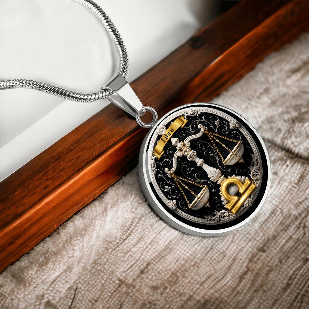 Libra Zodiac Sign- Custom Craft Necklace