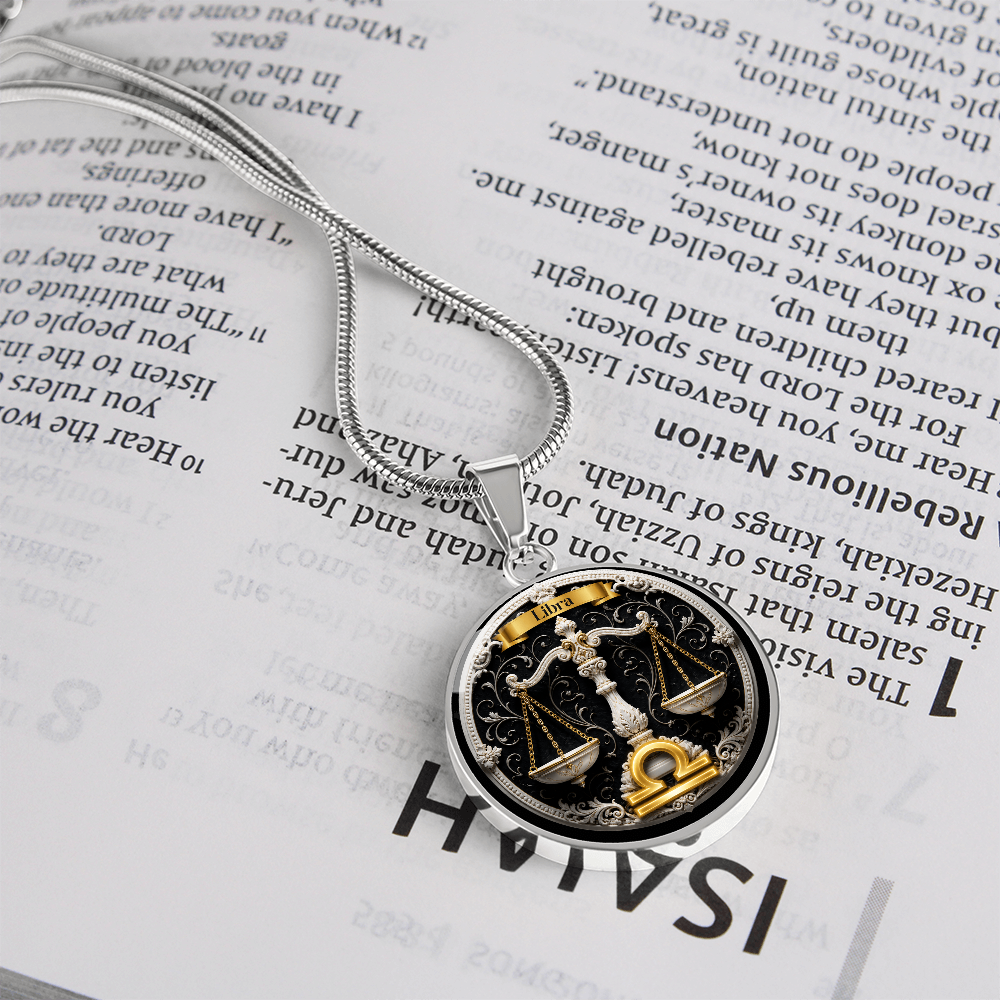 Libra Zodiac Sign- Custom Craft Necklace