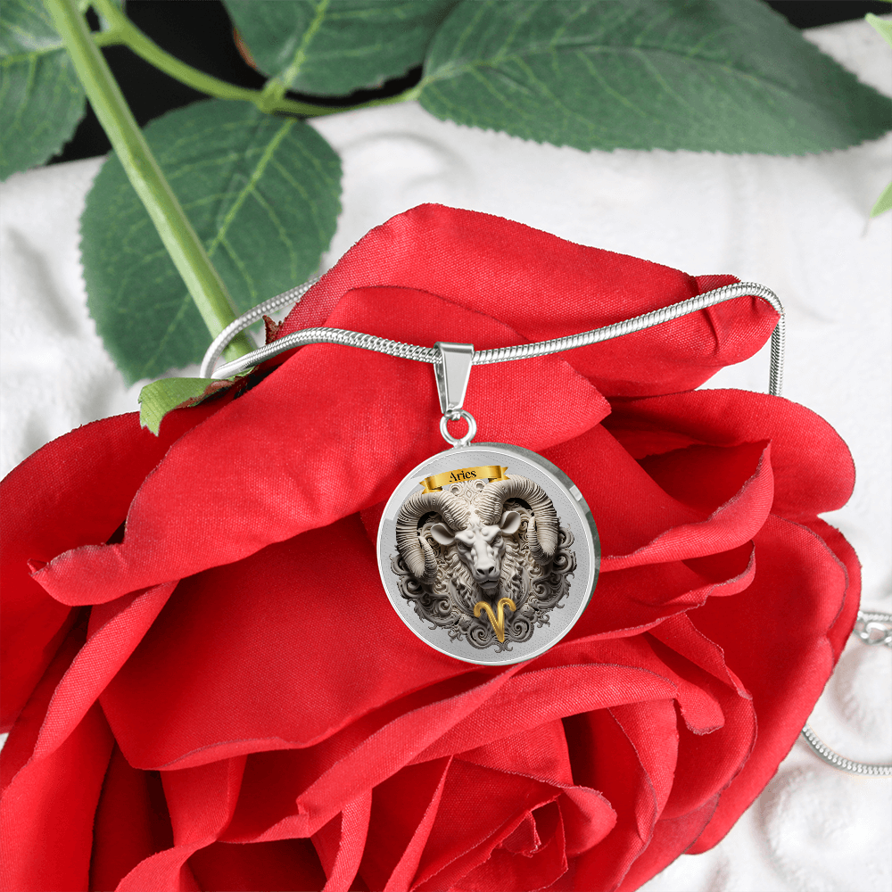 Aries Zodiac Sign- Custom Crafted Necklace ShineOn Fulfillment