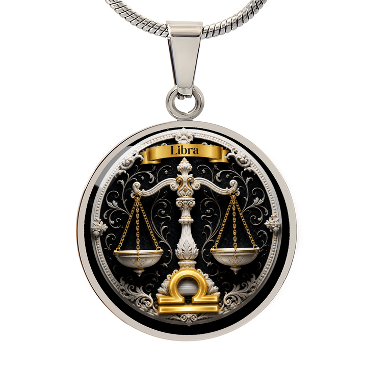 Libra Zodiac Sign- Custom Craft Necklace