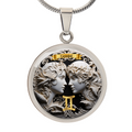 Gemini Zodiac Sign - Custom Crafted Necklace ShineOn Fulfillment