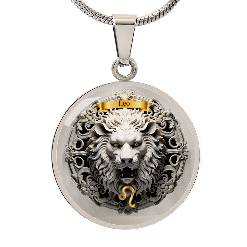 Leo Zodiac Sign - Custom Crafted Necklace ShineOn Fulfillment