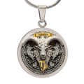Capricorn Zodiac Sign- Custom Crafted Necklace ShineOn Fulfillment