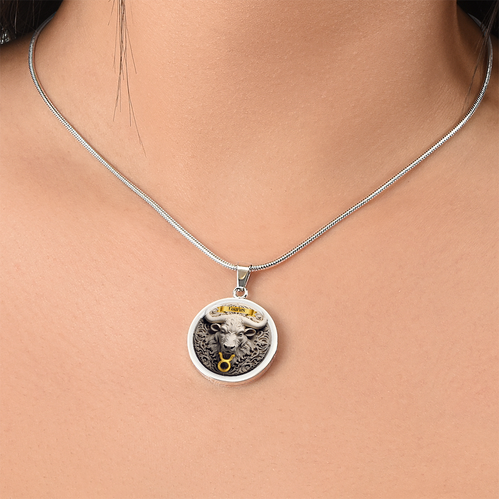 Taurus Zodiac Sign - Custom Crafted Necklace ShineOn Fulfillment