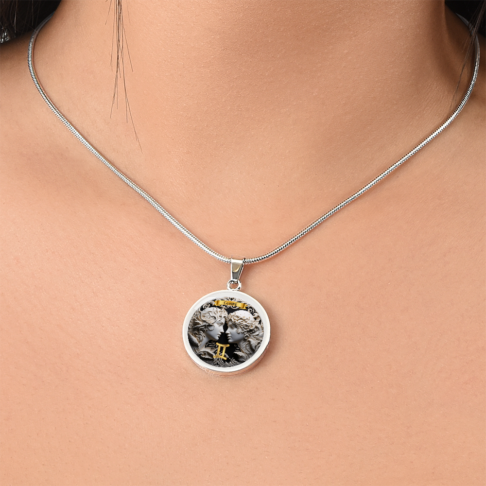 Gemini Zodiac Sign - Custom Crafted Necklace ShineOn Fulfillment