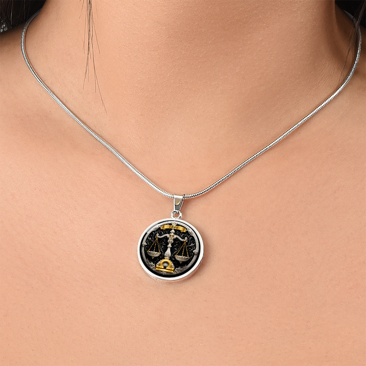 Libra Zodiac Sign- Custom Craft Necklace