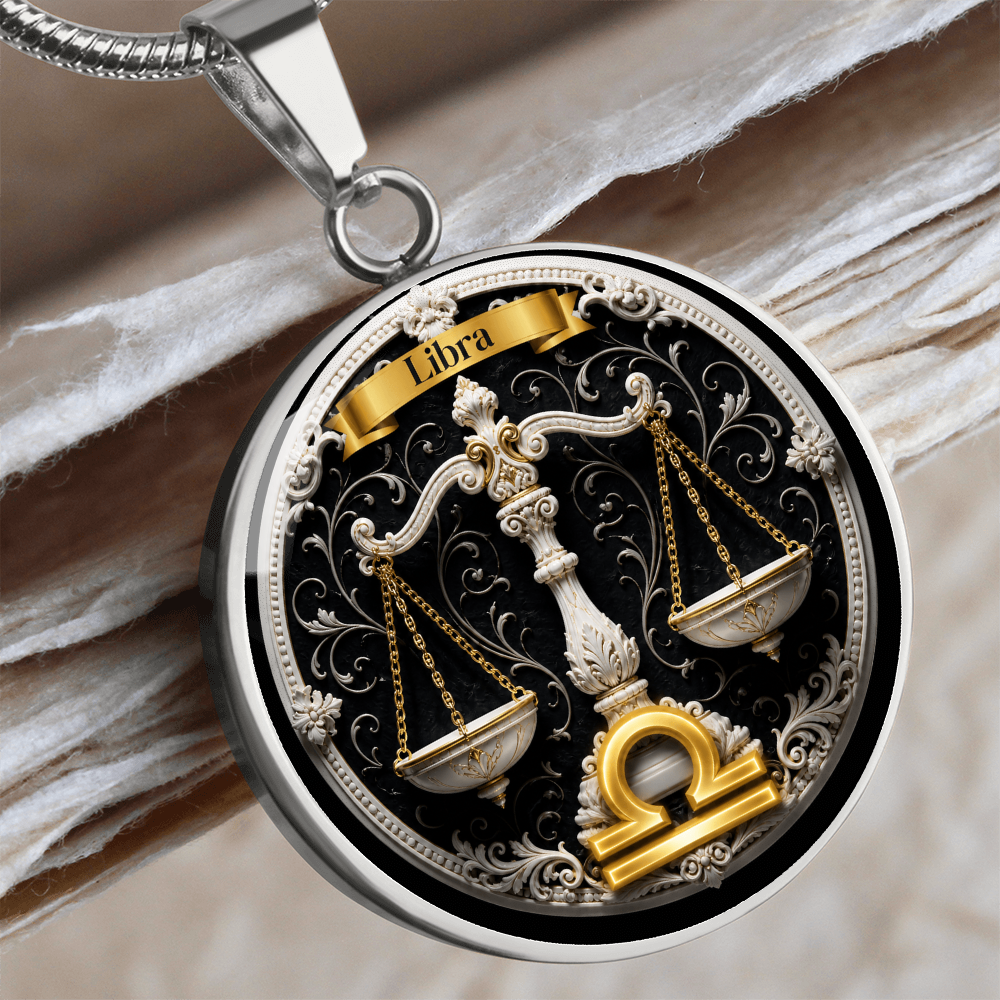 Libra Zodiac Sign- Custom Craft Necklace