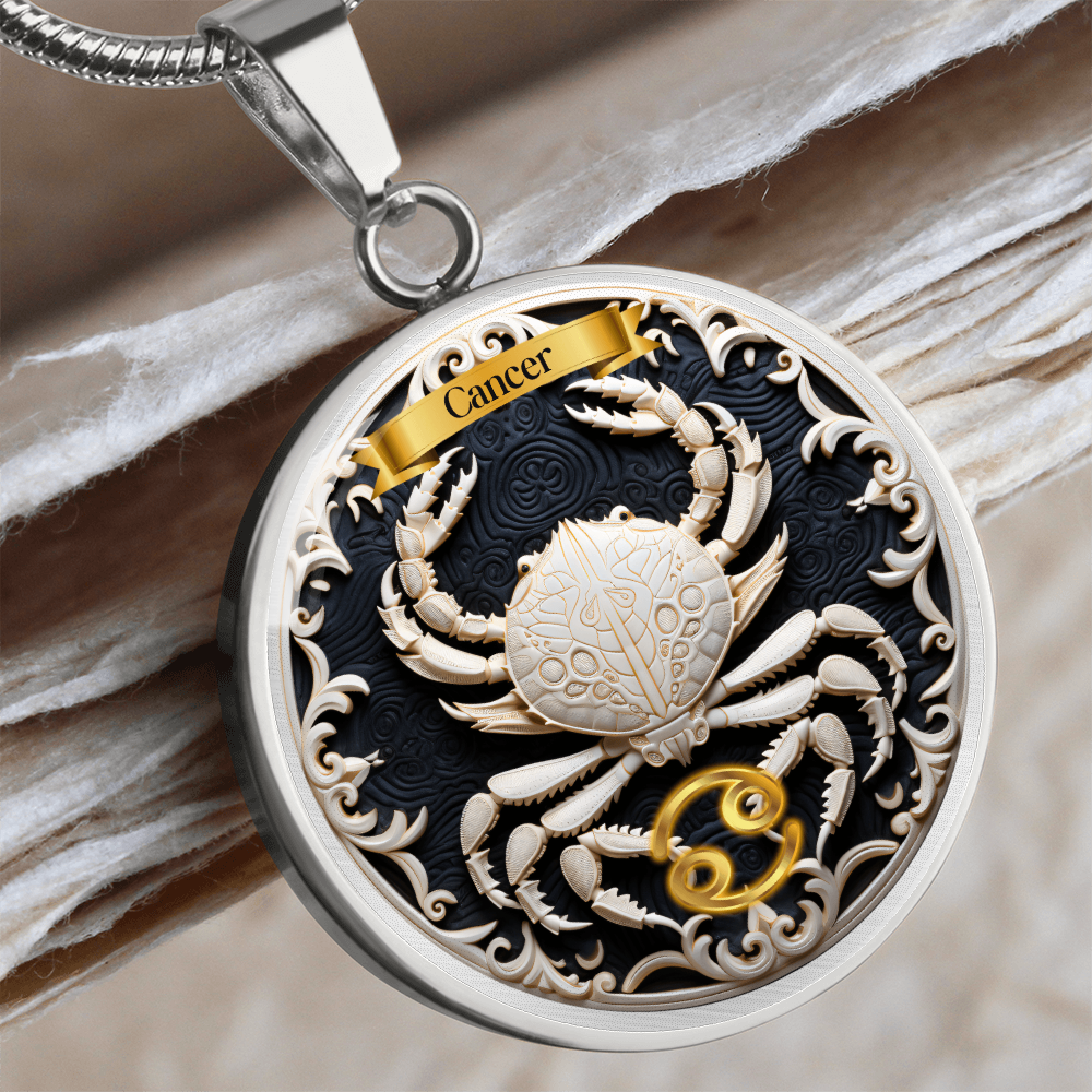 Cancer Zodiac Sign - Custom Crated Necklace ShineOn Fulfillment