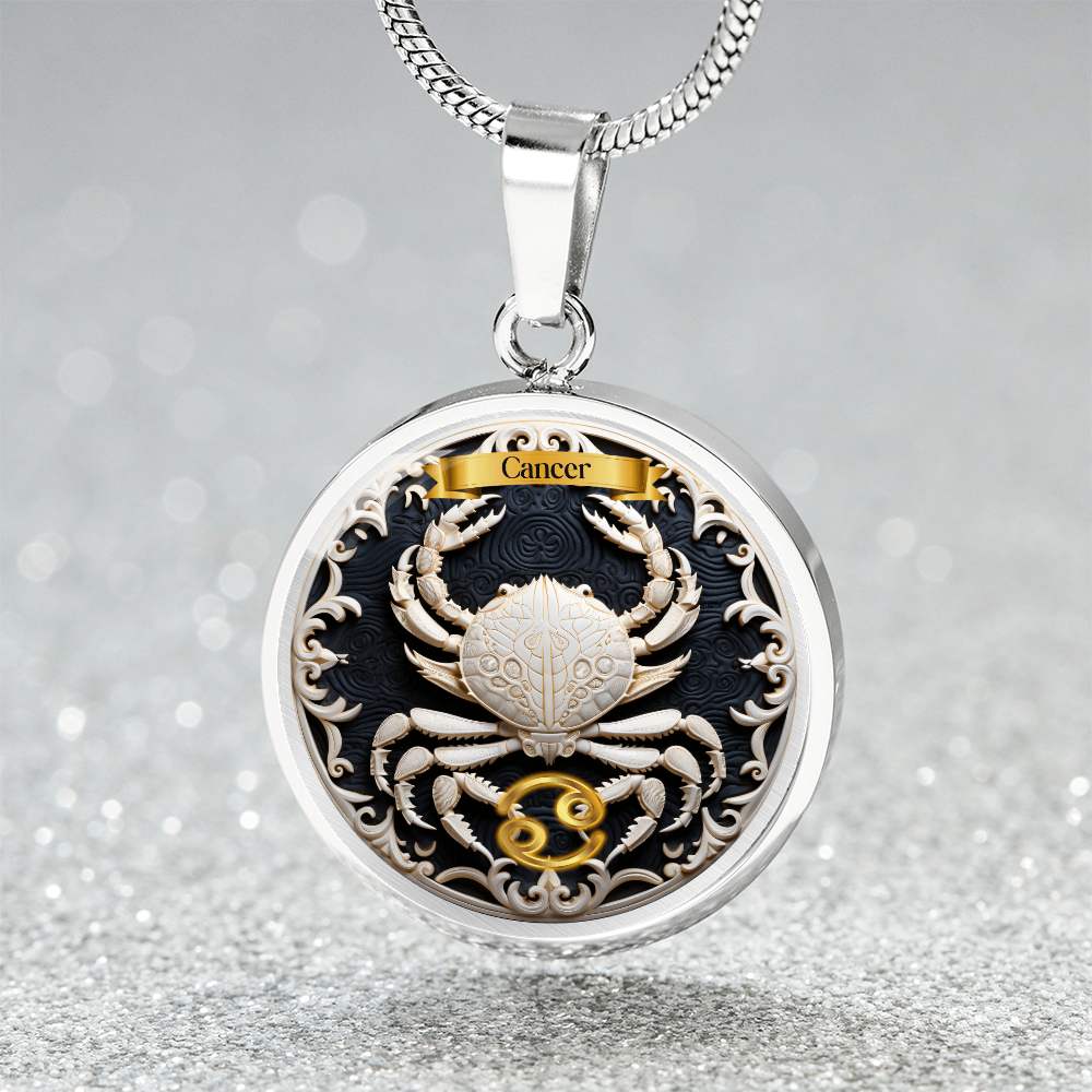 Cancer Zodiac Sign - Custom Crated Necklace ShineOn Fulfillment