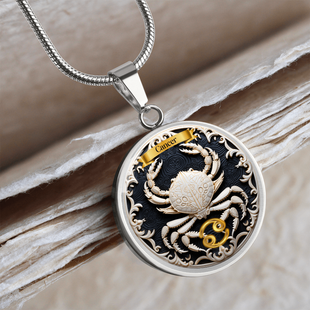 Cancer Zodiac Sign - Custom Crated Necklace ShineOn Fulfillment