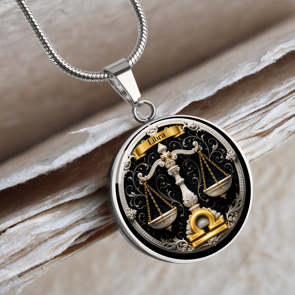 Libra Zodiac Sign- Custom Craft Necklace