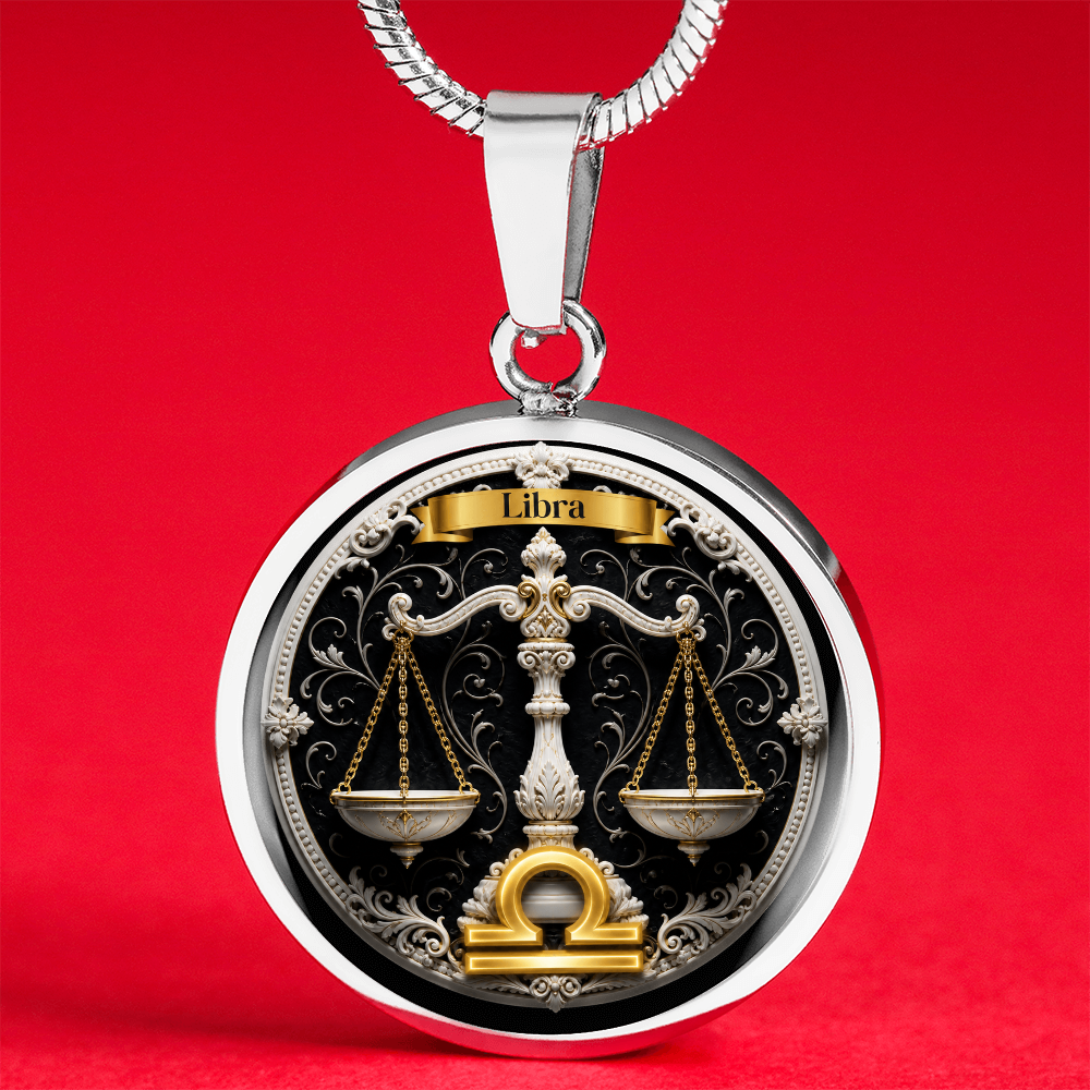 Libra Zodiac Sign- Custom Craft Necklace
