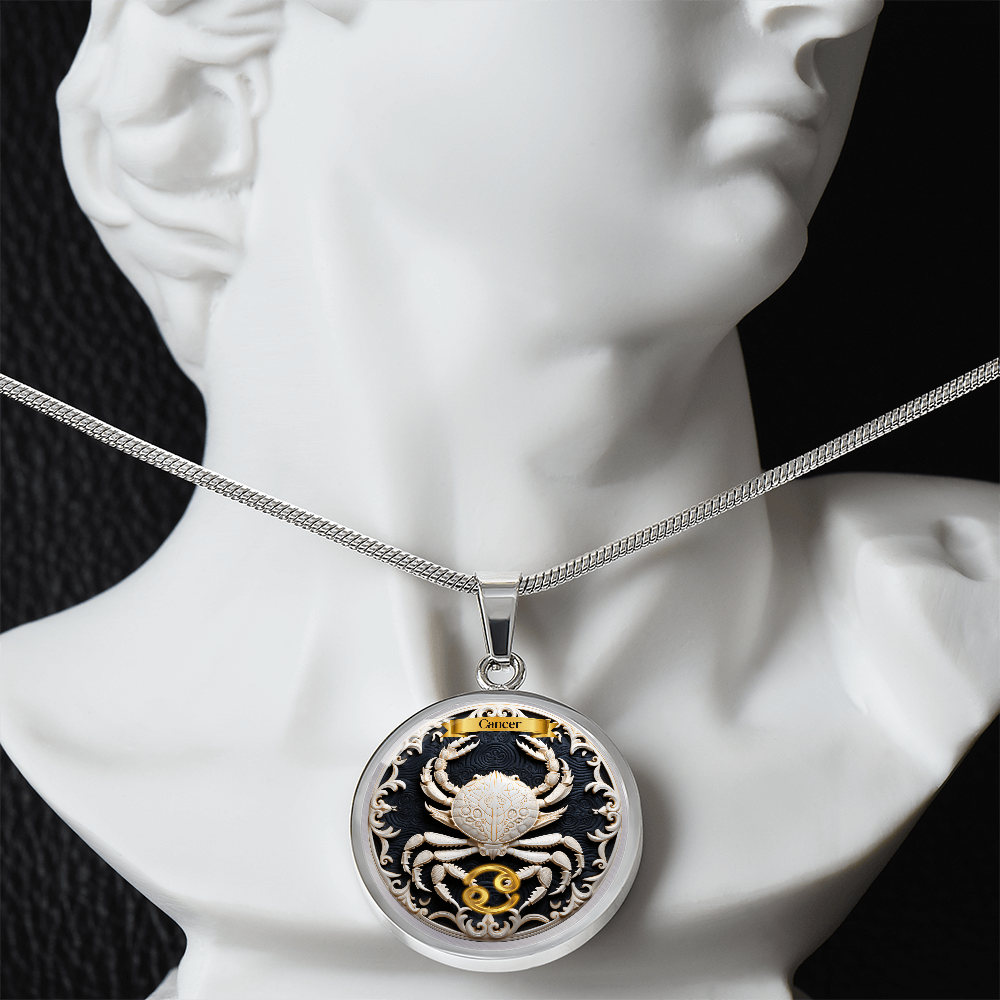 Cancer Zodiac Sign - Custom Crated Necklace ShineOn Fulfillment