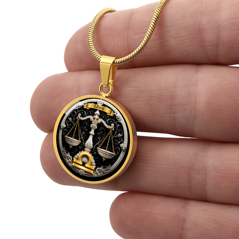 Libra Zodiac Sign- Custom Craft Necklace