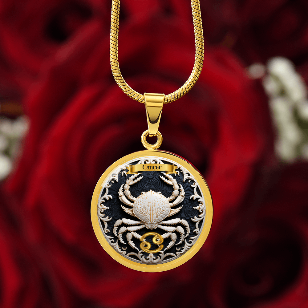 Cancer Zodiac Sign - Custom Crated Necklace ShineOn Fulfillment