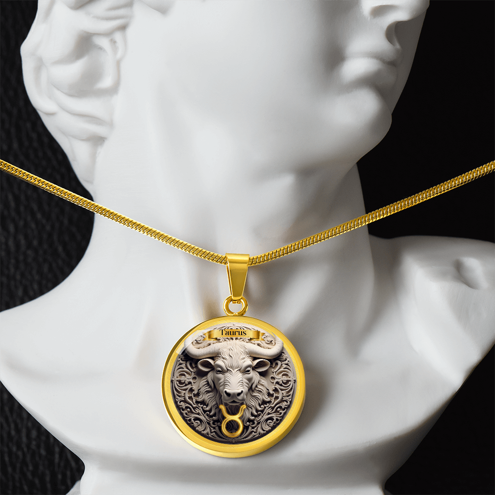Taurus Zodiac Sign - Custom Crafted Necklace ShineOn Fulfillment