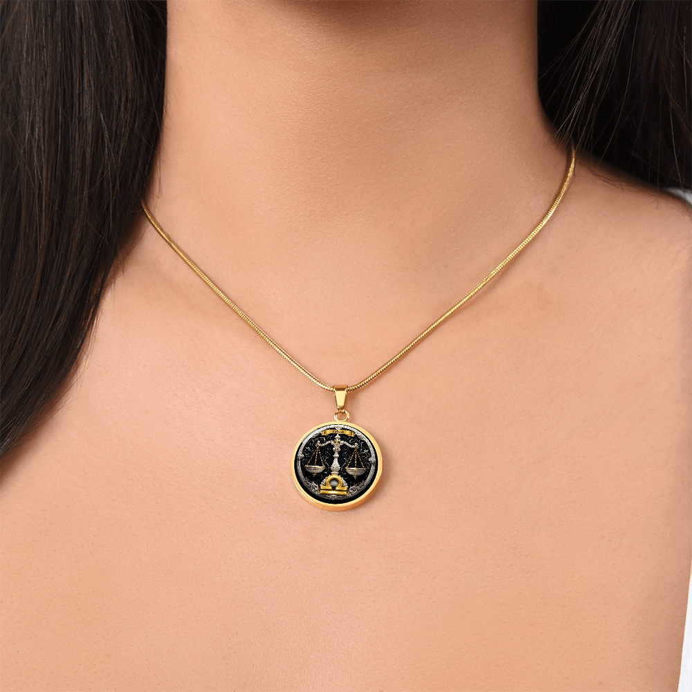 Libra Zodiac Sign- Custom Craft Necklace
