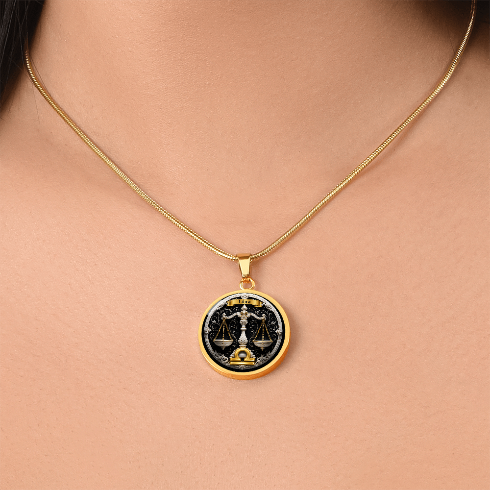 Libra Zodiac Sign- Custom Craft Necklace