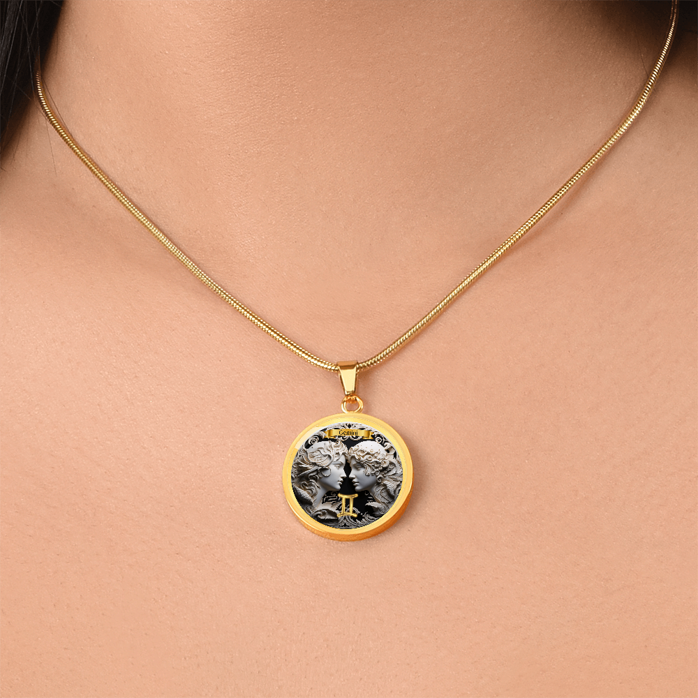 Gemini Zodiac Sign - Custom Crafted Necklace ShineOn Fulfillment