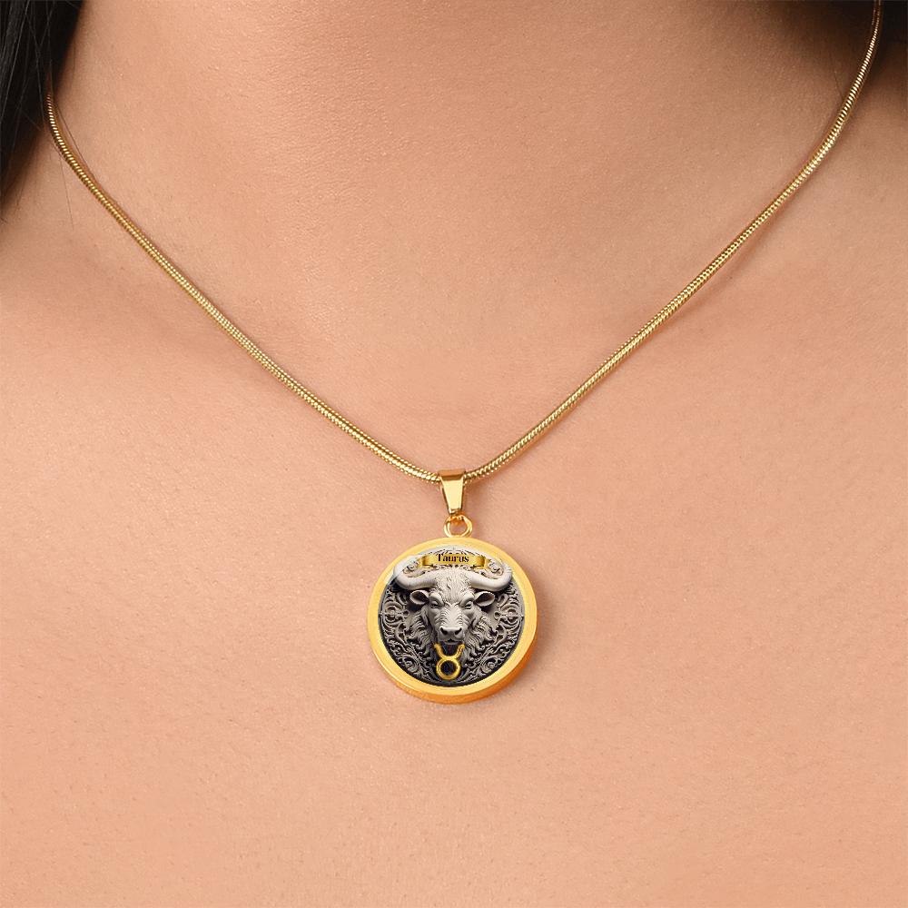 Taurus Zodiac Sign - Custom Crafted Necklace ShineOn Fulfillment