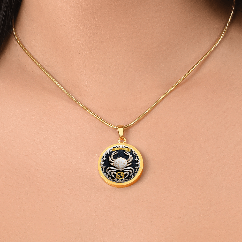 Cancer Zodiac Sign - Custom Crated Necklace ShineOn Fulfillment