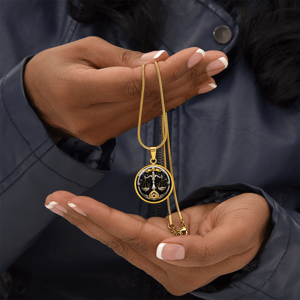Libra Zodiac Sign- Custom Craft Necklace