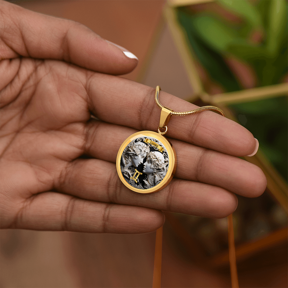 Gemini Zodiac Sign - Custom Crafted Necklace ShineOn Fulfillment