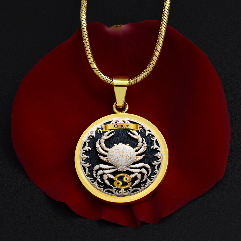 Cancer Zodiac Sign - Custom Crated Necklace ShineOn Fulfillment