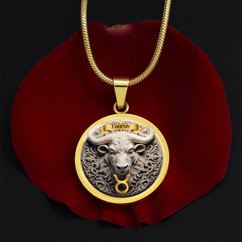 Taurus Zodiac Sign - Custom Crafted Necklace ShineOn Fulfillment