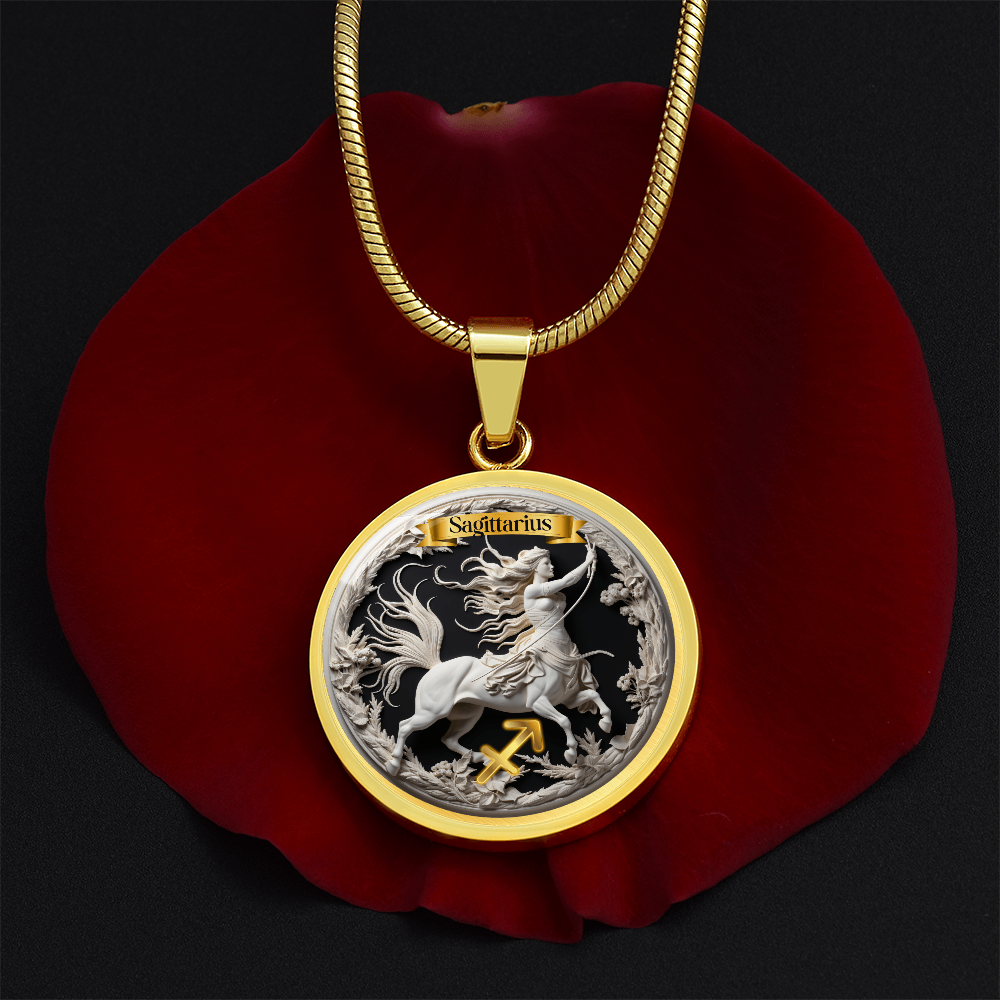 Sagittarius Zodiac Sign - Custom Crafted Necklace ShineOn Fulfillment