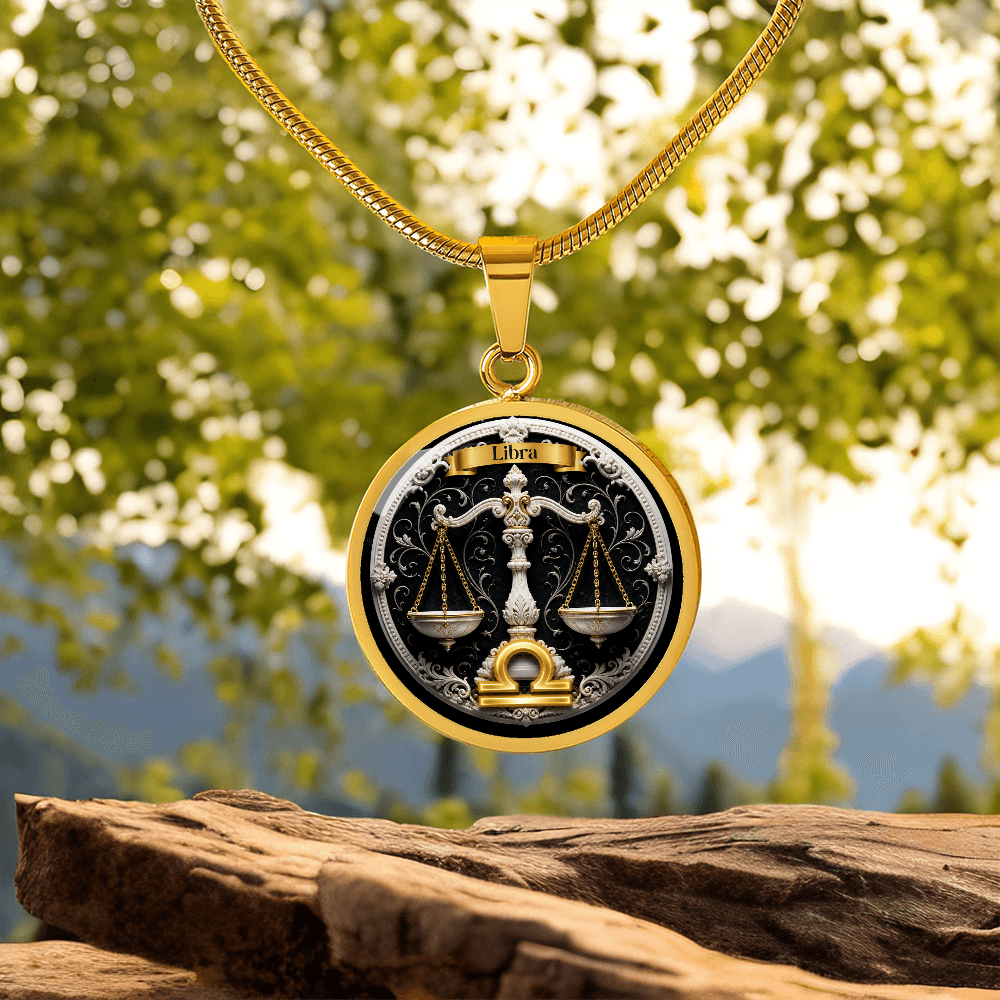 Libra Zodiac Sign- Custom Craft Necklace