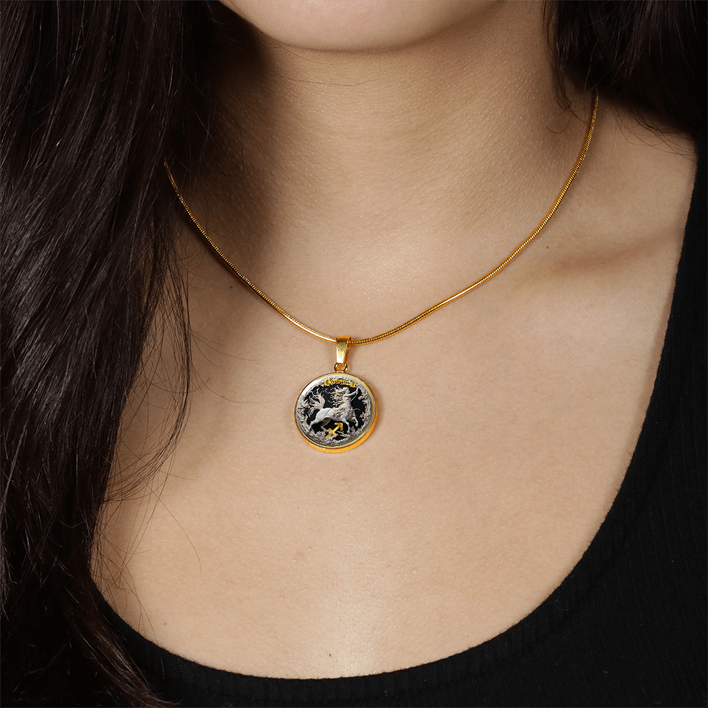 Sagittarius Zodiac Sign - Custom Crafted Necklace ShineOn Fulfillment