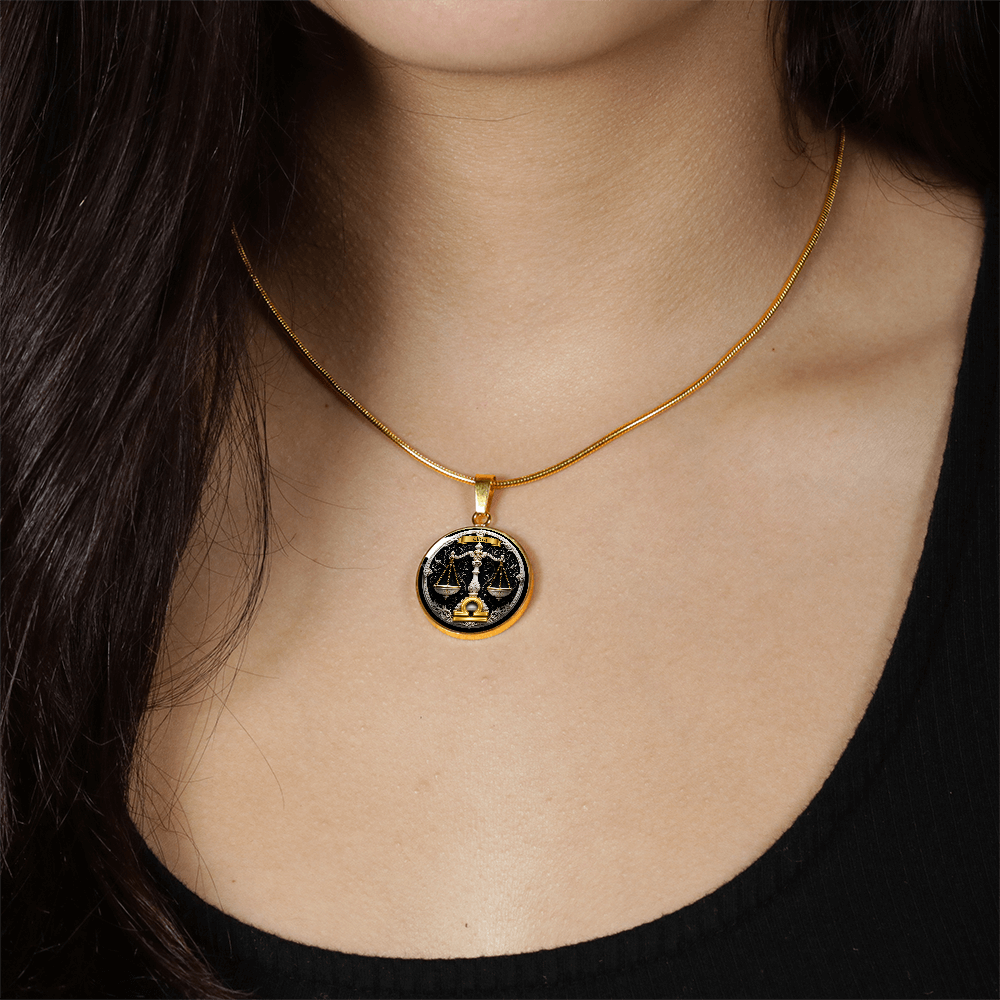 Libra Zodiac Sign- Custom Craft Necklace