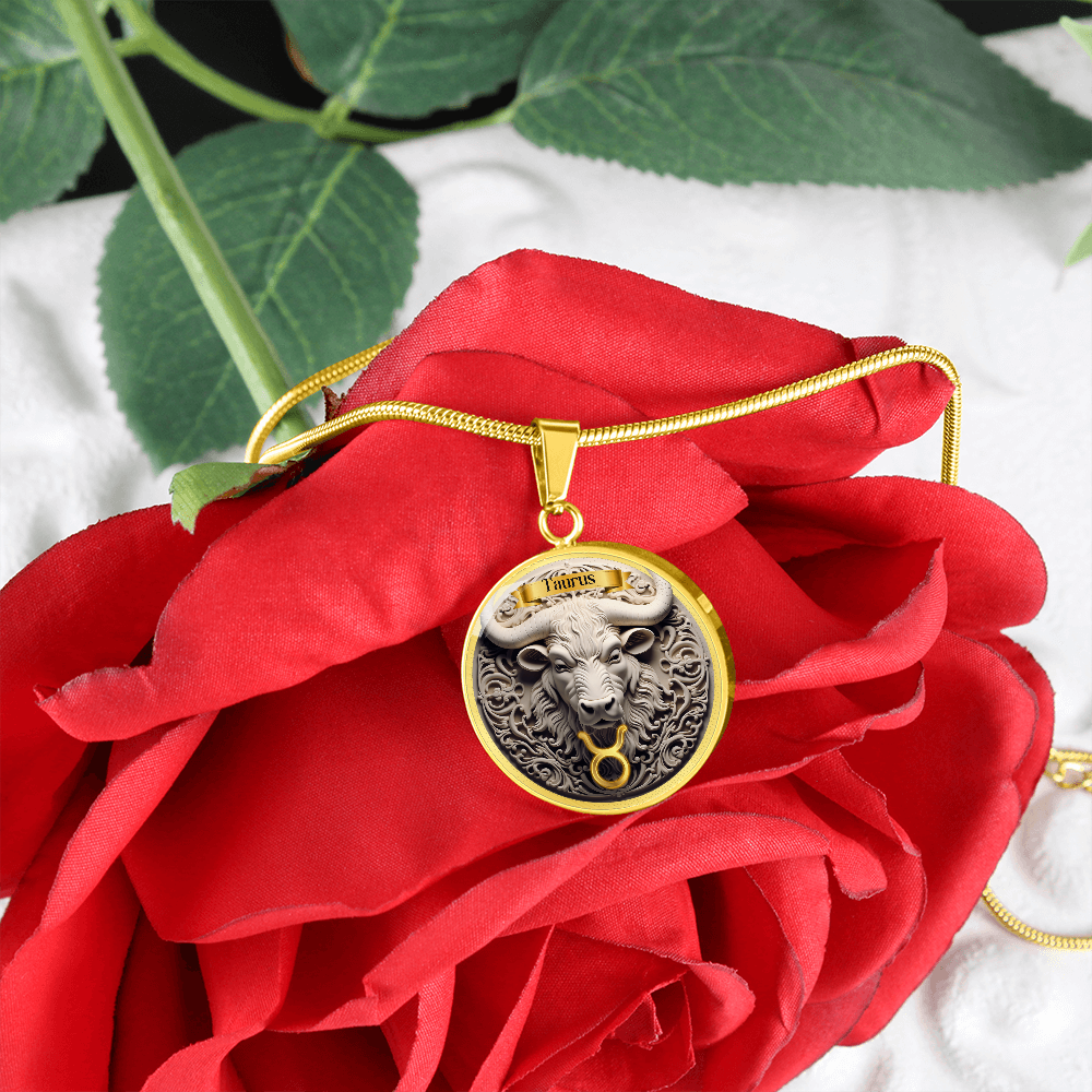 Taurus Zodiac Sign - Custom Crafted Necklace ShineOn Fulfillment