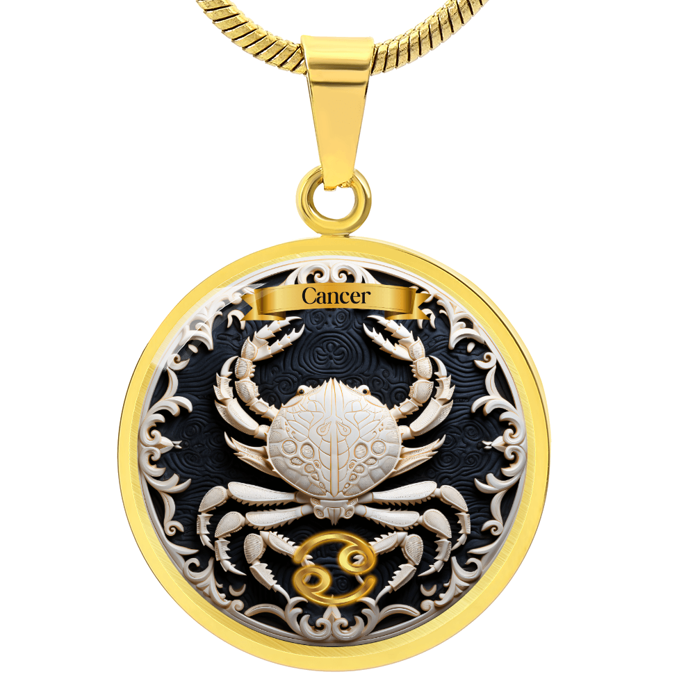 Cancer Zodiac Sign - Custom Crated Necklace ShineOn Fulfillment